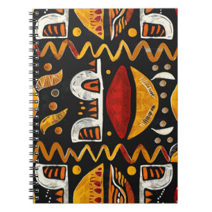 African Tribal Print Notebook