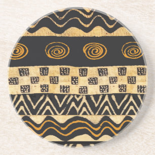 African Tribal Shaman Design Coaster