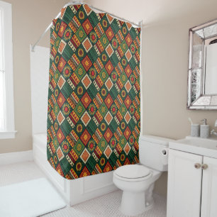 African Tribal Shower Curtain