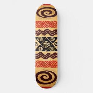 African Tribal Skateboard - Extreme Sports Board