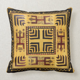 African Tribal Spirits Throw Pillow