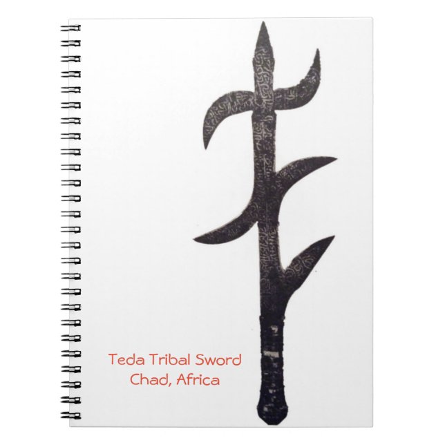 African Tribal Sword Notebook (Front)