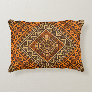 African tribal textile: ethnic style. decorative cushion