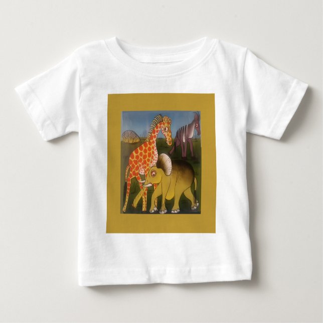 African Trio Art Print Baby T-Shirt (Front)