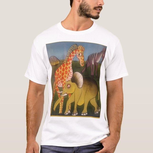 African Trio Art Print T-Shirt (Front)
