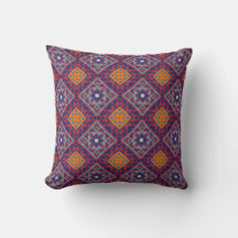 African triple pattern decorative pillows