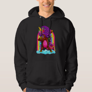 African Unicorn Rainbow Proud Afro Heritage Race G Hoodie