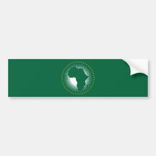 African Union Flag (Africa) (Panafrica) Bumper Sticker