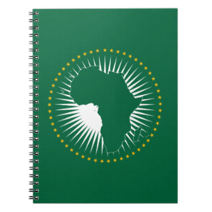 African Union Flag (Africa) (Panafrica) Notebook