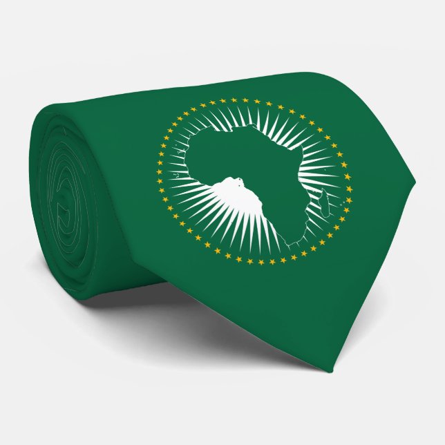 African Union Flag Tie (Rolled)