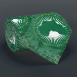 African Union Tie<br><div class="desc">Do you feel wanderlust? Or maybe nostalgic? This grungy flag can be personalised according to your own preferences. You may change the design location, orientation, background colours and size. Also, you may add your own text, or slogan set its font, location and size, all in order to create the ultimate...</div>