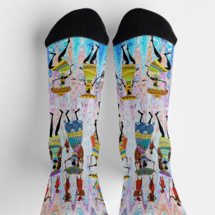 African Village Socks
