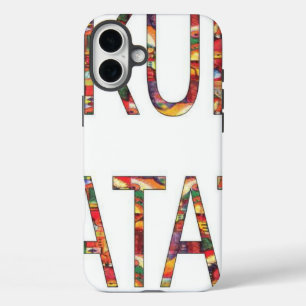 African Vintage Colours Hakuna Matata.jpg iPhone 16 Plus Case