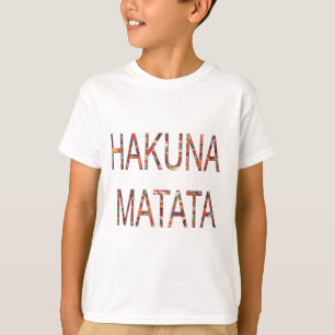 African Vintage Colours Hakuna Matata T-Shirt