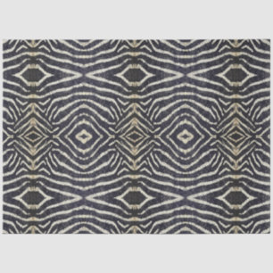 African Vintage Zebra Stripe Pattern Decoupage Art Tissue Paper