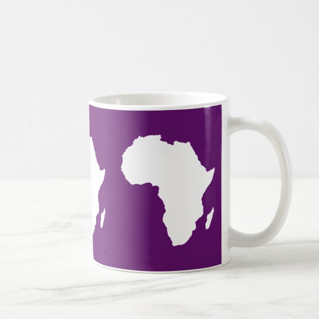 African Violet Audacious Africa Coffee Mug (Right)