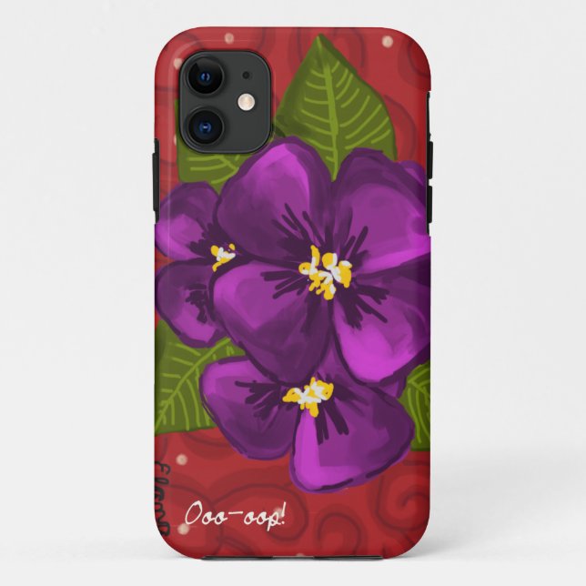 African Violet Dance Case-Mate iPhone Case (Back)