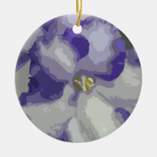 African Violet Flower Ornament