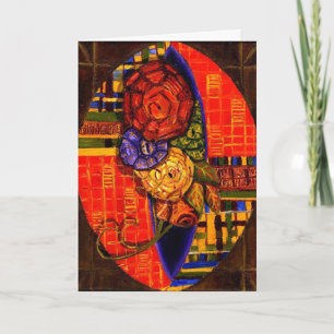 African Violet Holiday Card