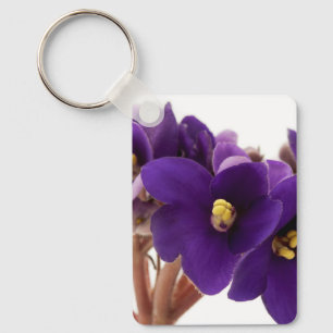 African violet key ring