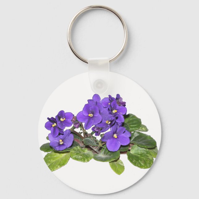 African violet key ring (Front)