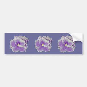 African Violet Purple Gifts Bumper Sticker