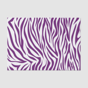 African Violet Safari Zebra Tissue Paper
