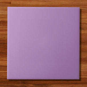 African Violet Solid Colour Ceramic Tile
