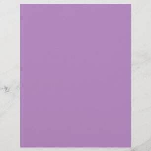 African violet (solid colour) custom letterhead