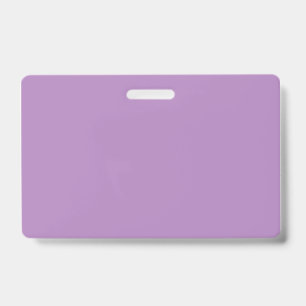 African violet (solid colour) ID badge