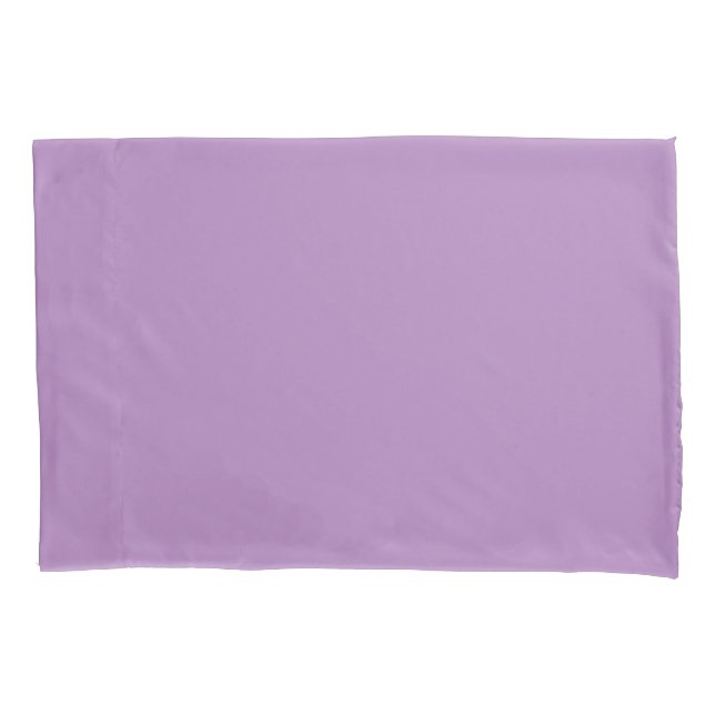 African violet  (solid colour)  pillowcase (Front)
