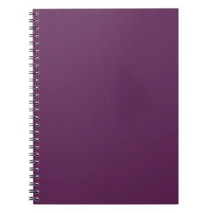 African Violet solid colour plain purple Notebook