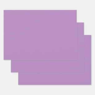 African violet (solid colour) wrapping paper sheet
