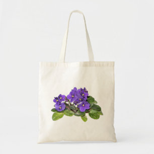 African violet tote bag