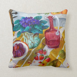 African Violets 2012 Cushion