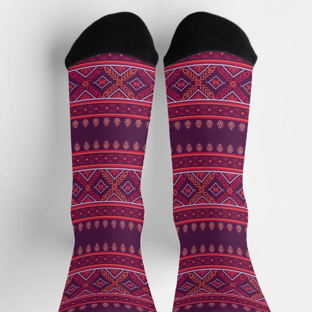 African Wax Print Africa United UNIA Afri Socks (Top)