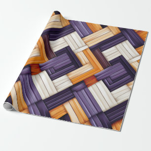 African Weave Basket Bliss Wrapping Paper