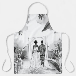 African Wedding Apron