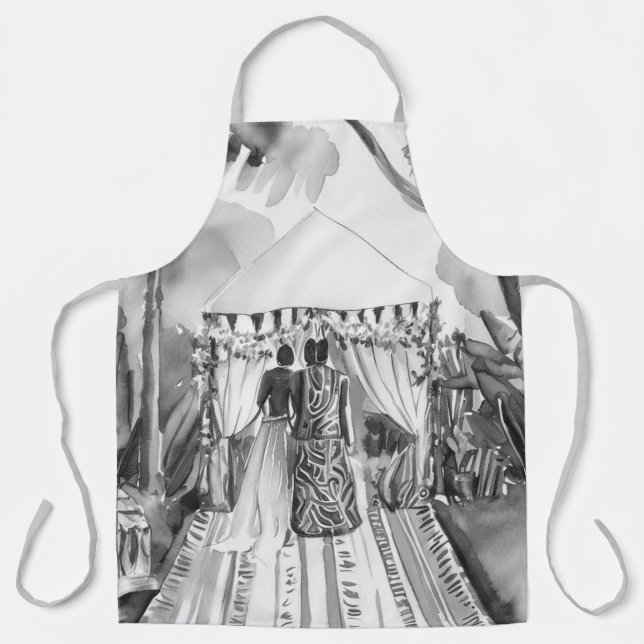 African Wedding Apron (Front)