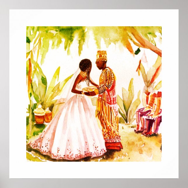 African Wedding Poster (Front)
