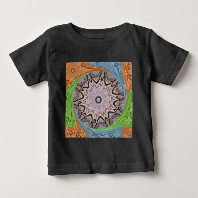 African Whirl Art Print Baby T-Shirt (Front)