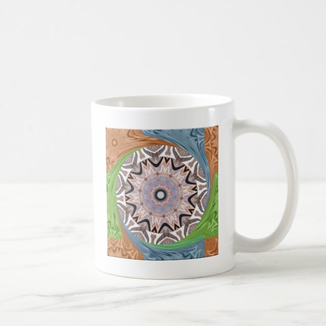 African Whirl Art Print Coffee Mug (Right)