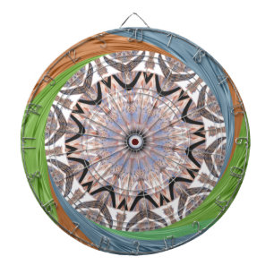 African Whirl Art Print Dartboard
