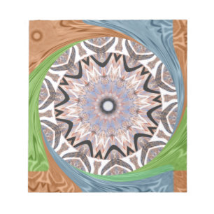 African Whirl Art Print Notepad