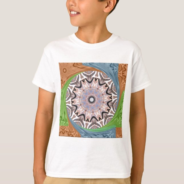 African Whirl Art Print T-Shirt (Front)