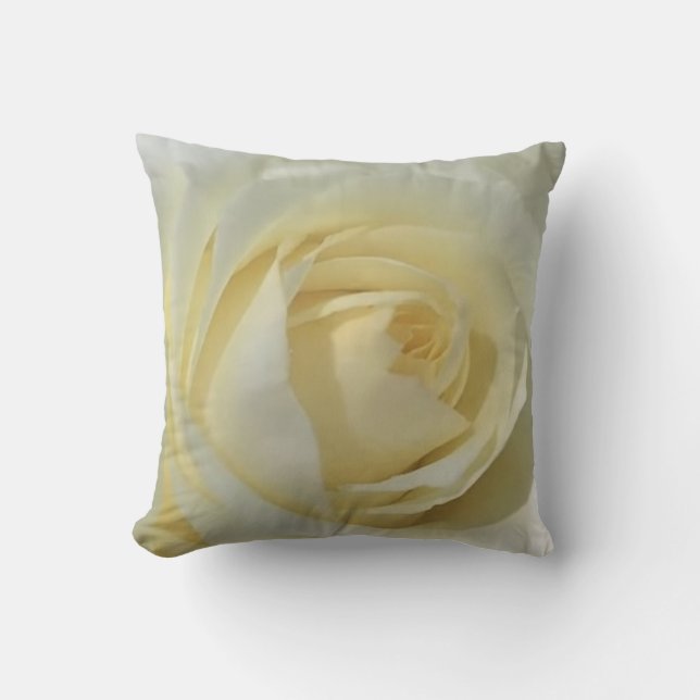 African White rose Cushion (Front)