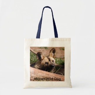 African Wild Dog-012, African Wild Dog Tote Bag