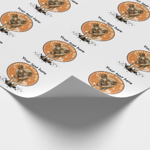 African Wild Dog Cape hunting dog Wrapping Paper