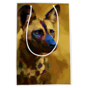 African Wild Dog Medium Gift Bag