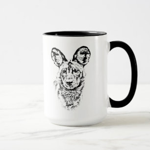 African Wild Dog Mug - Africa Series